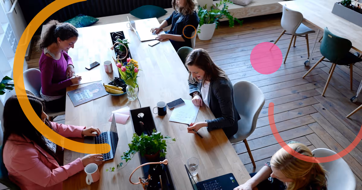Professionals from different departments connecting across a bridge symbolizing cross-silo collaboration.