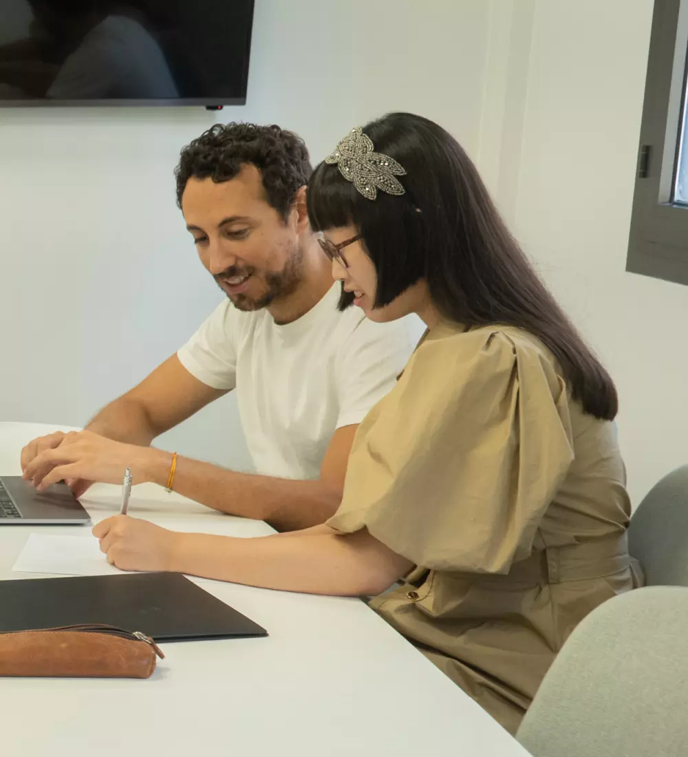 RandomCoffee team in a meeting